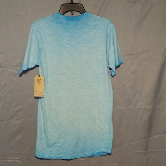 Boy's T-SHIRT NWT sz Large Aquarius Blue - Picture 3 of 4